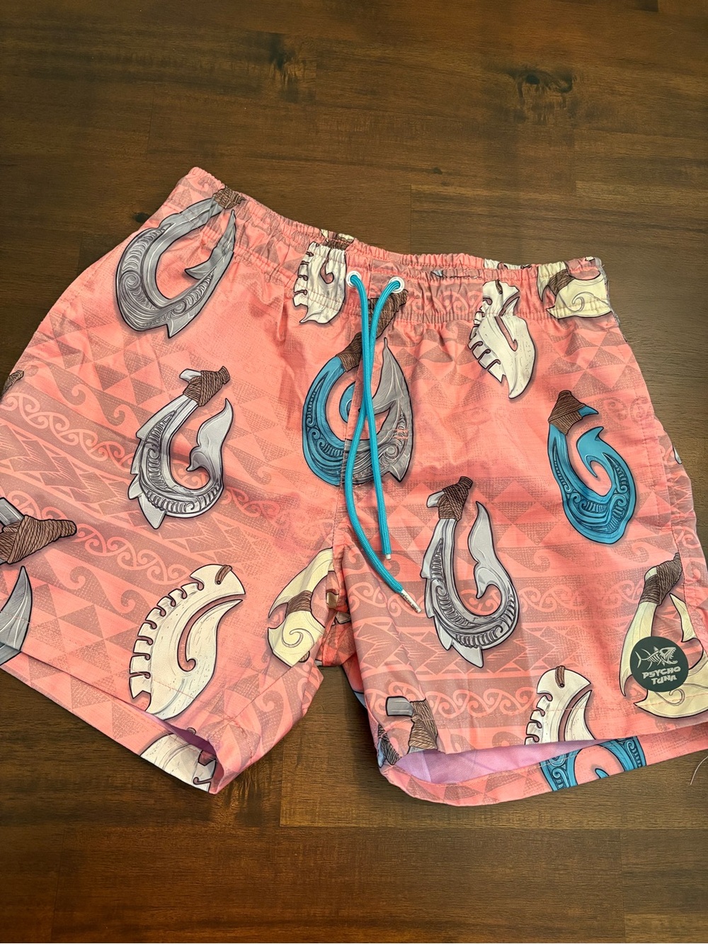 Men’s Sz Sm Psycho Tuna Swim Trunks Shorts